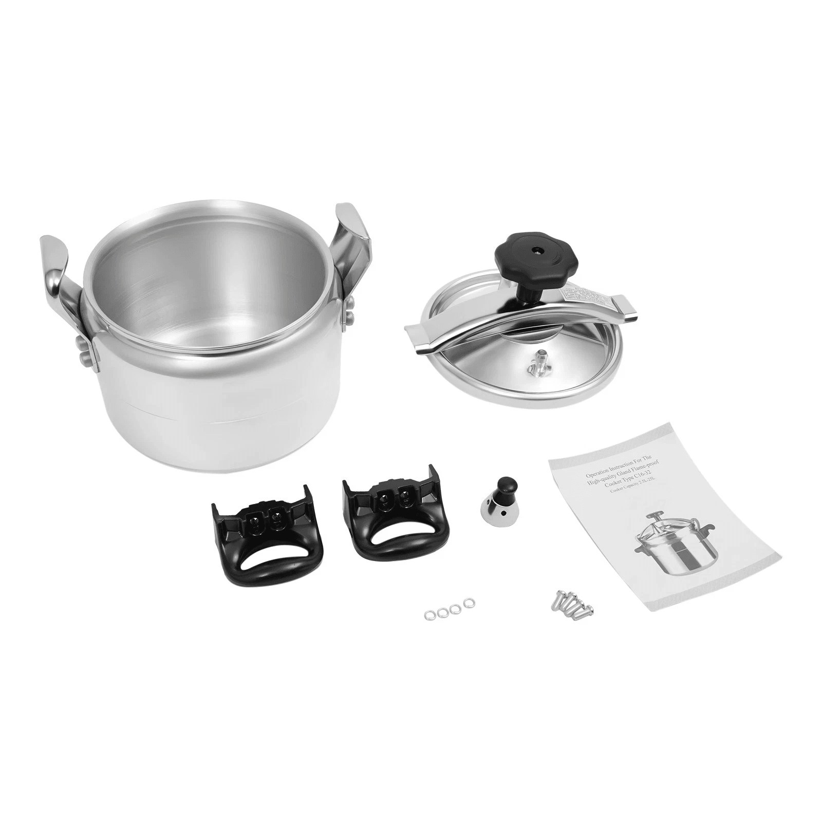 Tabletop Stove Top Pressure Cooker Pot with Aluminum Alloy Designs