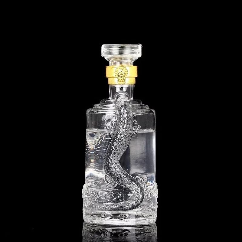 500ml Glass Water Bottle with Cover