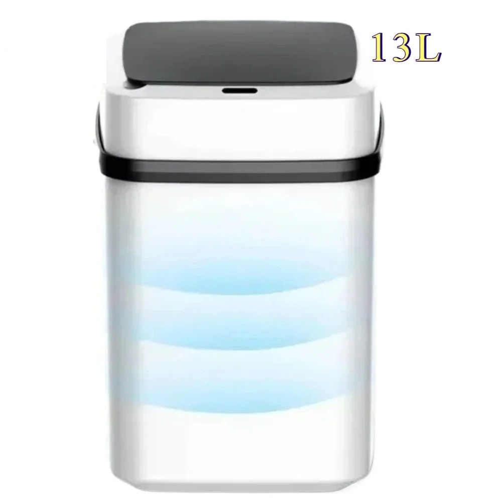 Smart Touch Kitchen Trash Can 13L With Automatic Lid