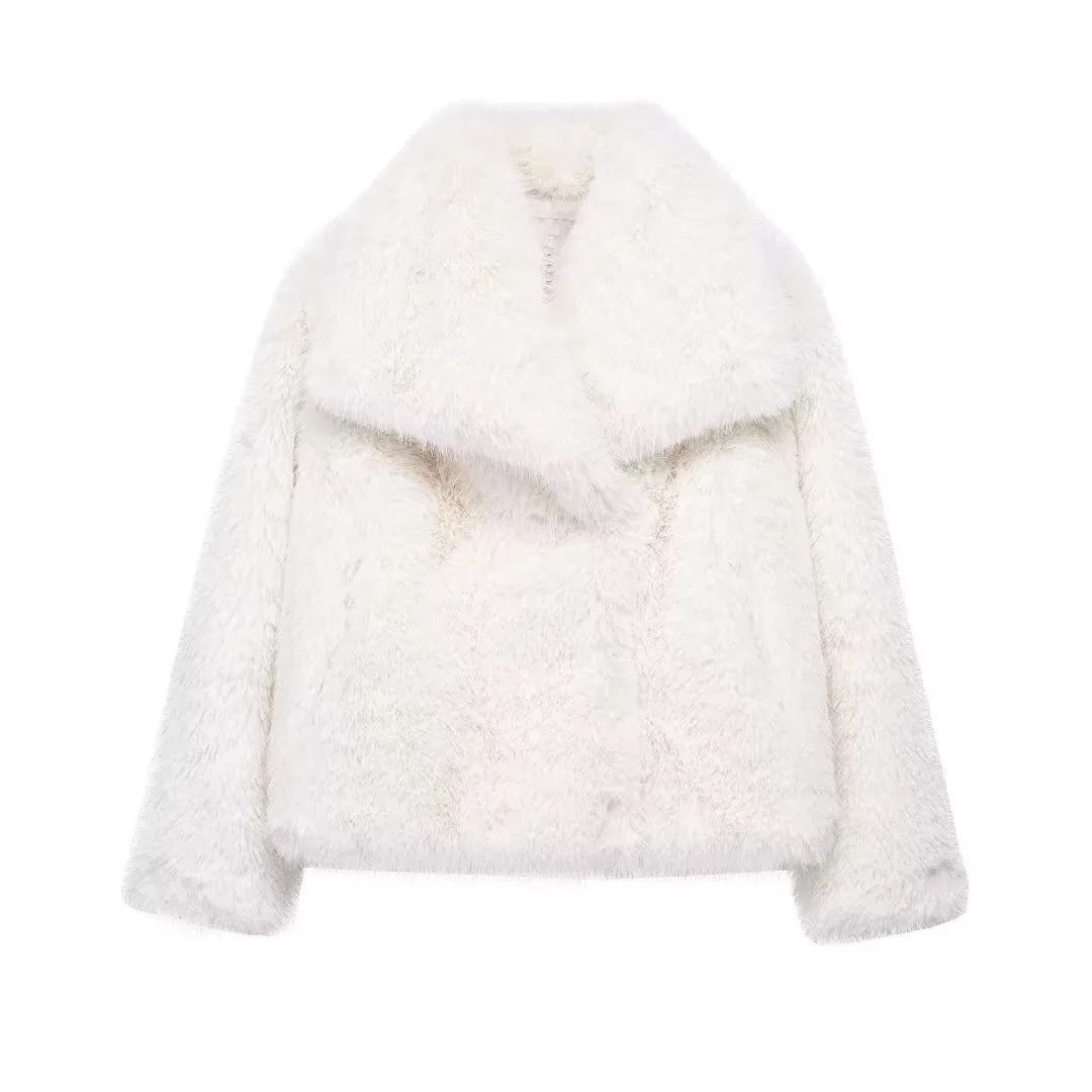 HH Elegant Faux Fur Outerwear System | Premium High-Street Fluffy Lapel Jacket & Thermal Fashion Infrastructure