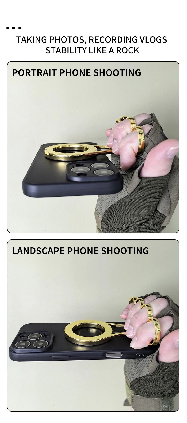 Dual Magnetic Rotating Phone Stand – 360° Folding Multi-Axis Mount – High-Yield Mobile Interaction Hub