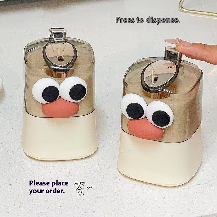 Creative Cartoon Gut & Mouth Toothpick Box High-Appearance Cream-Style Luxury Toothpick Holder