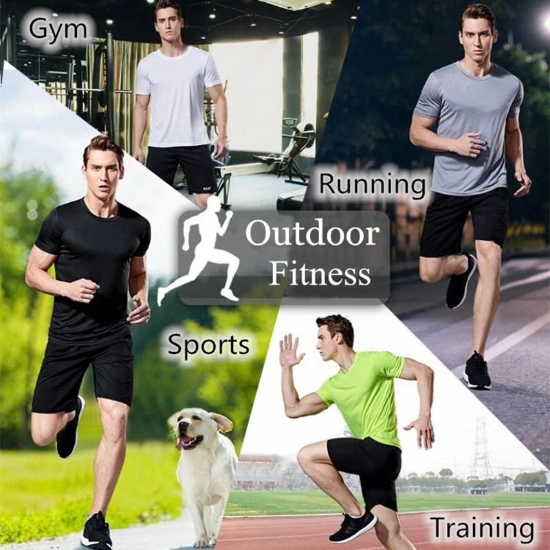 Mens Quick Dry Moisture Wicking Gym TShirt