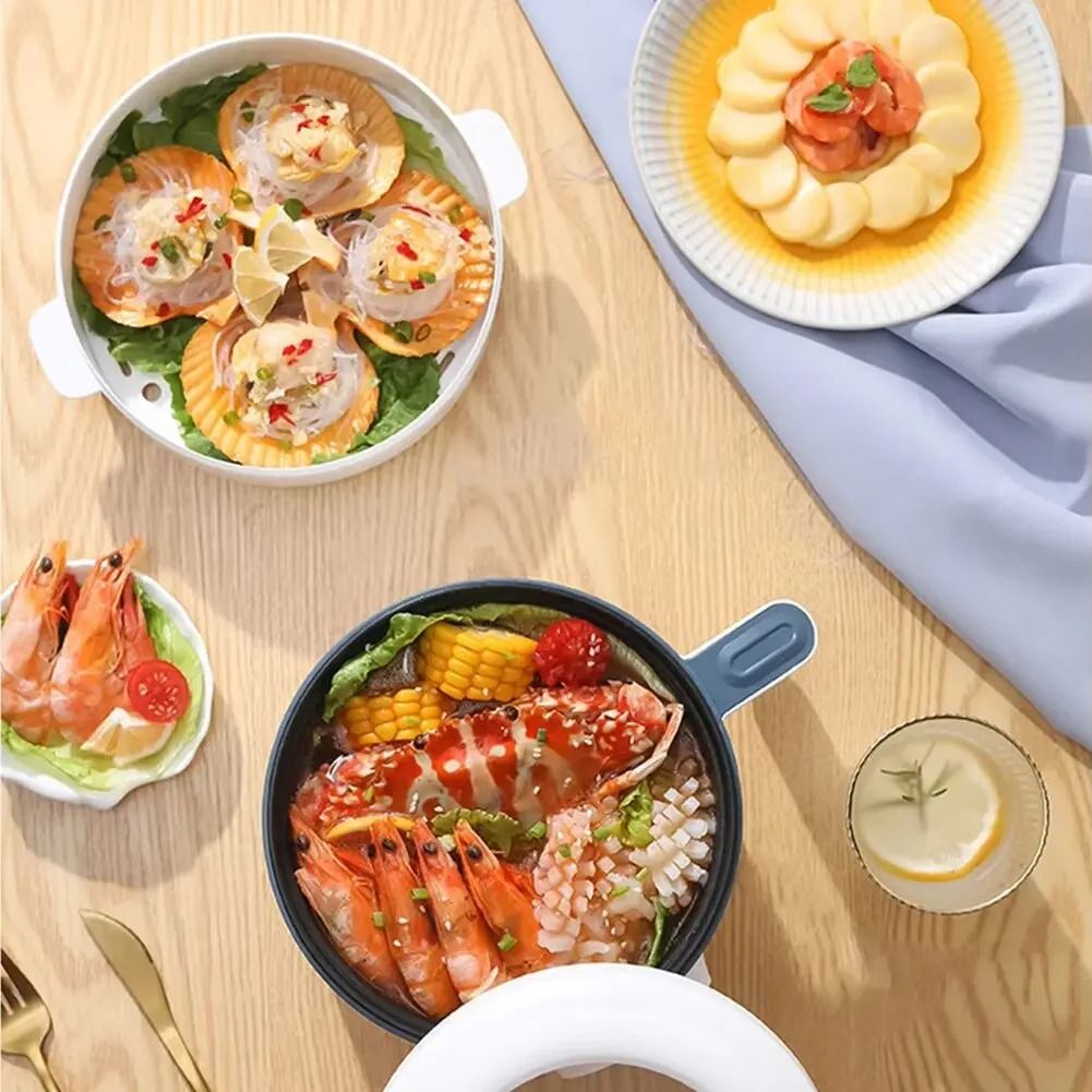 Double-Layer Mini Electric Rice and Steam Cooker