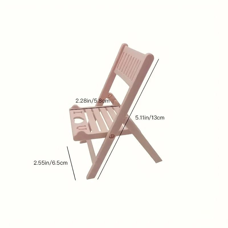 3pcs Mini Beach Chair Cell Phone Stand