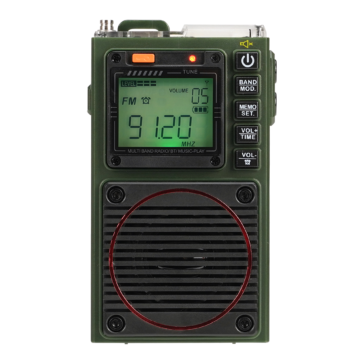 Premium Portable Shortwave & Multiband Emergency Radio Receiver