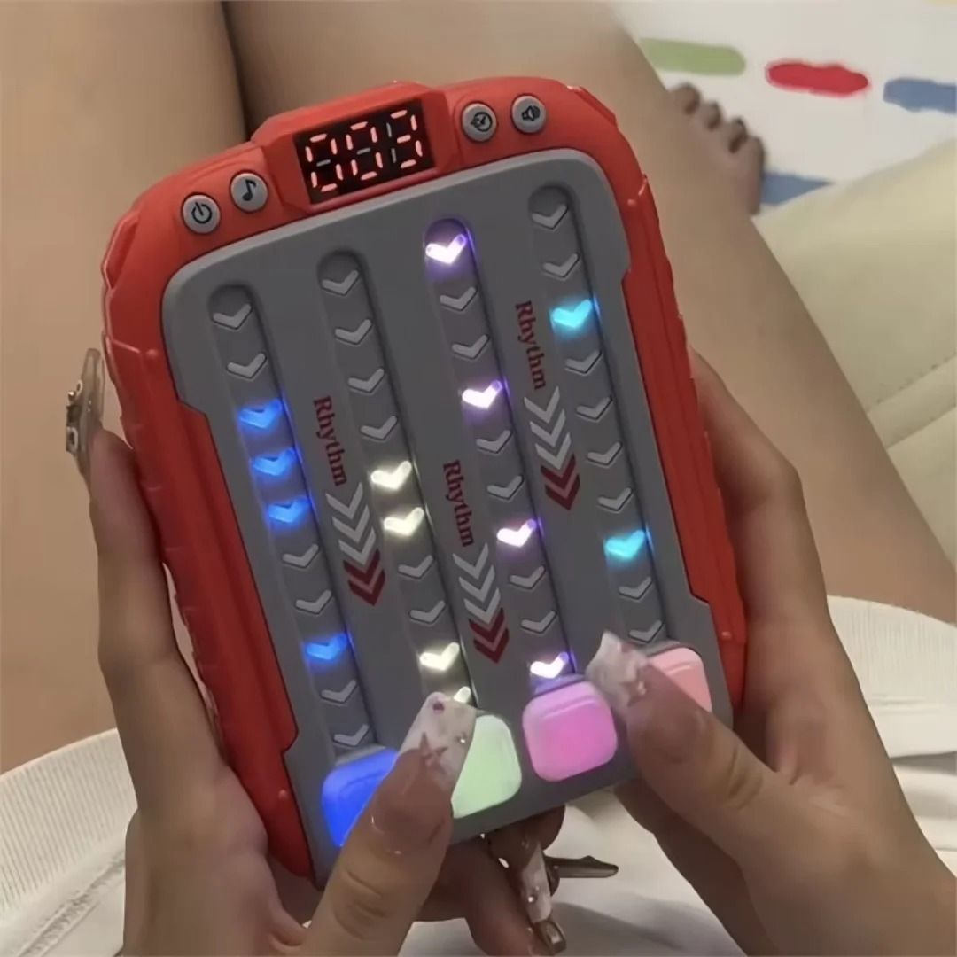 Music Rhythm Game Machine Light Up Brain Training Puzzle Toy for Kids