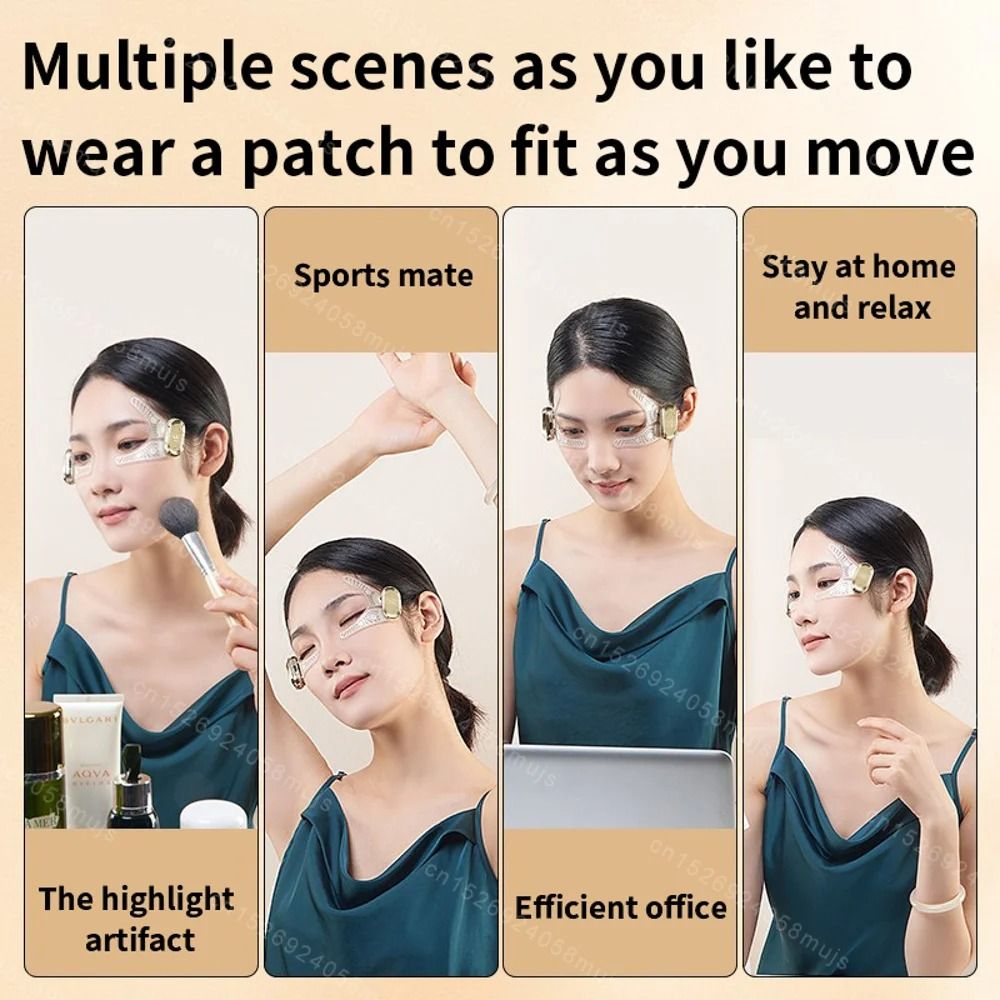 EMS Facial Eye Massager Dual Head Electric Skin Tightener
