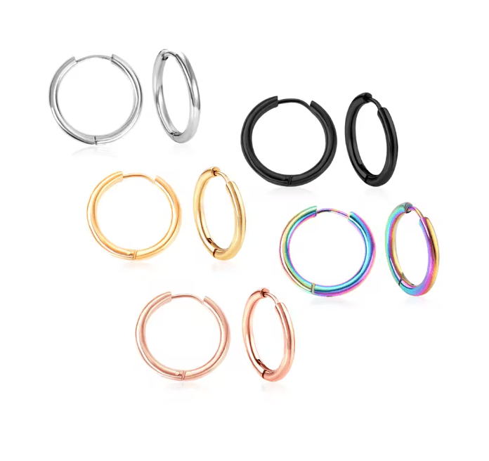 Simple U Shape Hoop Earrings