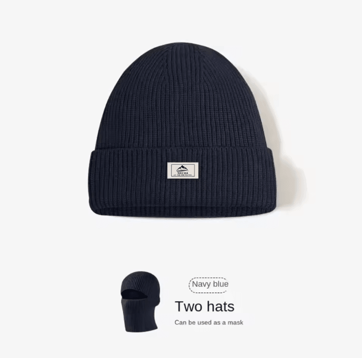 ThermaFlex 2-in-1 Winter Balaclava Hat – Knit Beanie Mask with Thermal Windproof Protection