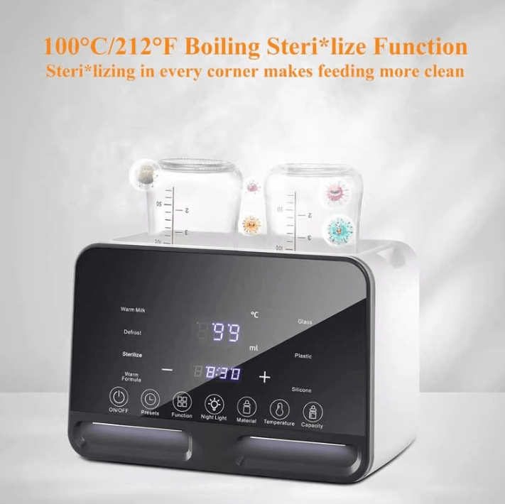 Smart Baby Bottle Warmer & Sterilizer with Precise Temperature Control