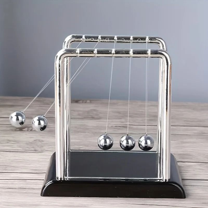 Modern Newton Cradle Metal Balance Balls Desk Toy