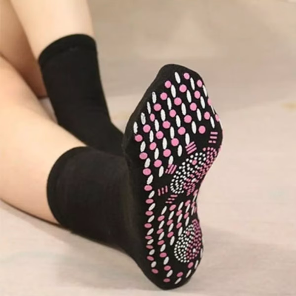 Tourmaline Acupressure Self-Heating Shaping Socks