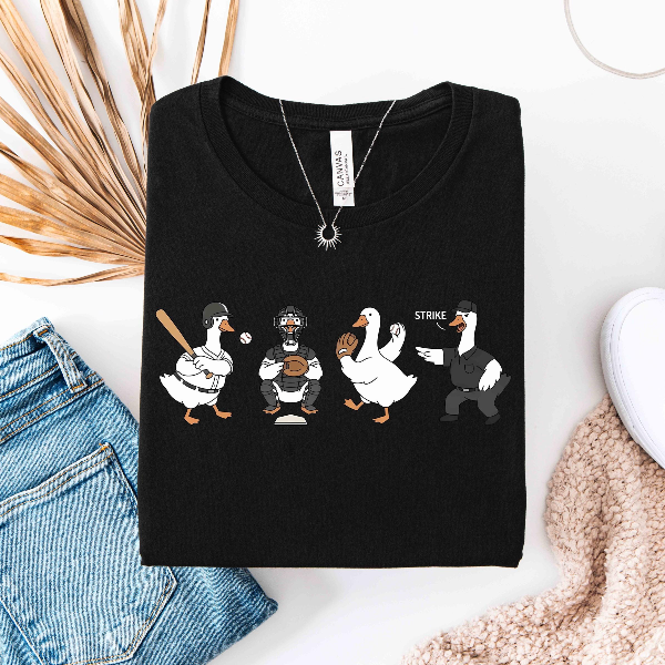 Baseball Game Day Shirt, Goose Baseball Player Shirt, Game day Player Shirt, Funny Goose Shirt