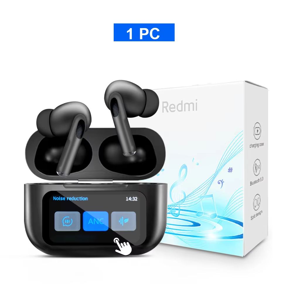 Xiaomi TWS Bluetooth Earbuds – HD Stereo Sound with LCD Touch Charging Case