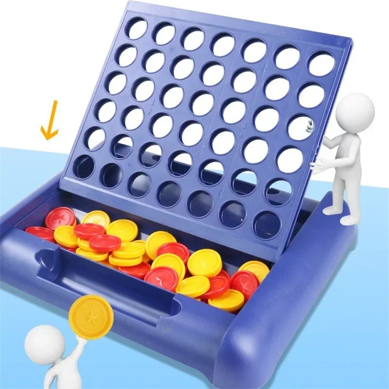 Foldable Connect In A Line Board Game, Educational Puzzle & Family Party Chess Toy, Early Thinking Training Gift for Kid