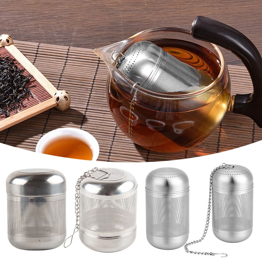 Stainless Steel Tea Infuser Tea Leaves Spice Seasoning Ball Strainer Teapot Fine Mesh Coffee Filter Teaware Kitchen Tool