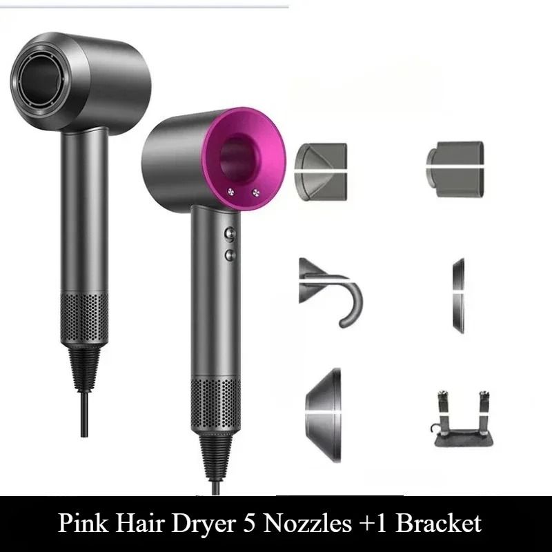 Professional 5 in 1 Hair Dryer with Hot and Cold Air and Thermostatic Styling