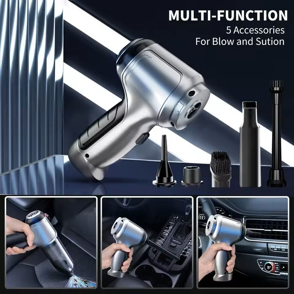 Wireless Car Vacuum Cleaner with Powerful Suction