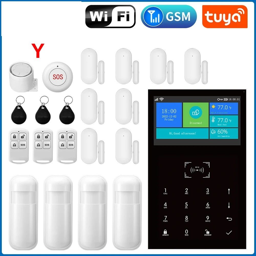 Smart 4.3 Inch WiFi GSM Command Center