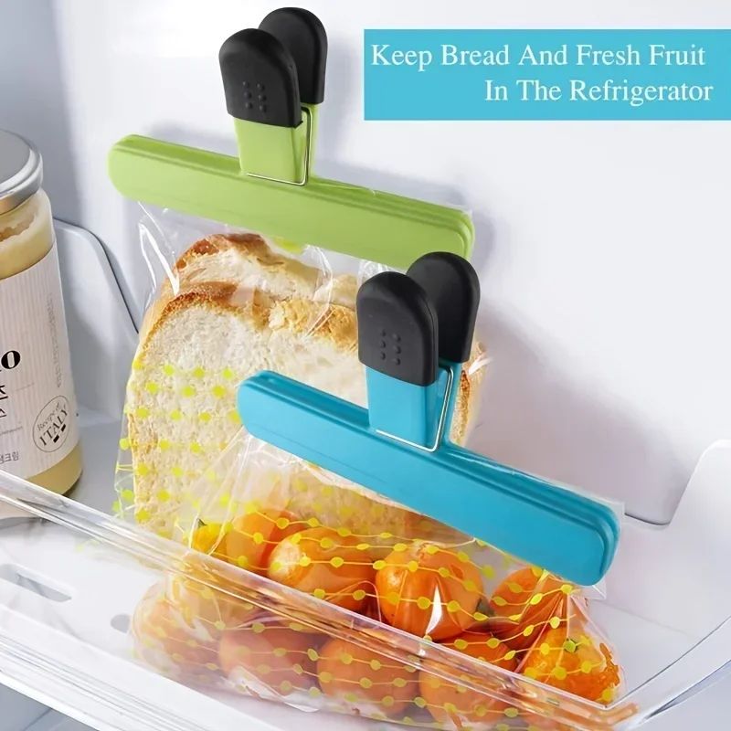 Heavy Duty Reusable Food Bag Clips Set