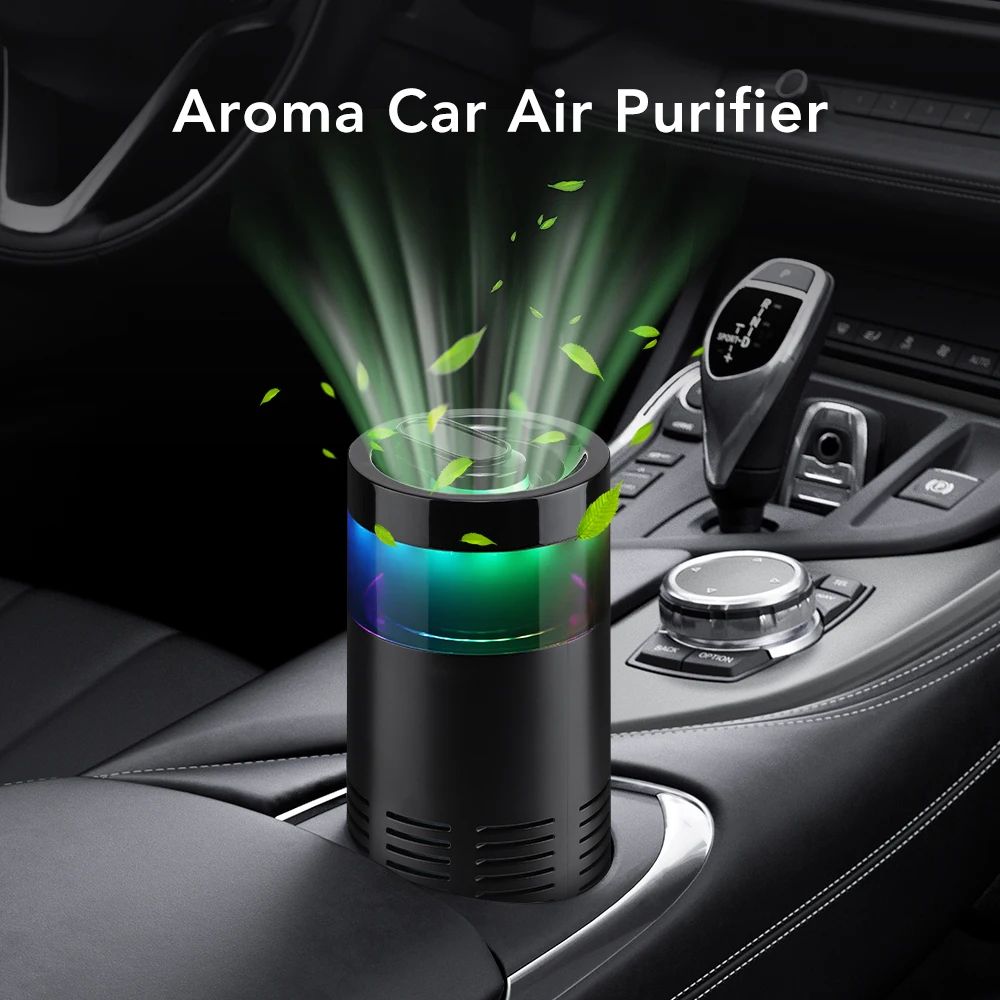 Portable Negative Ion Air Purifier Air Freshener for Home Car and Bedroom