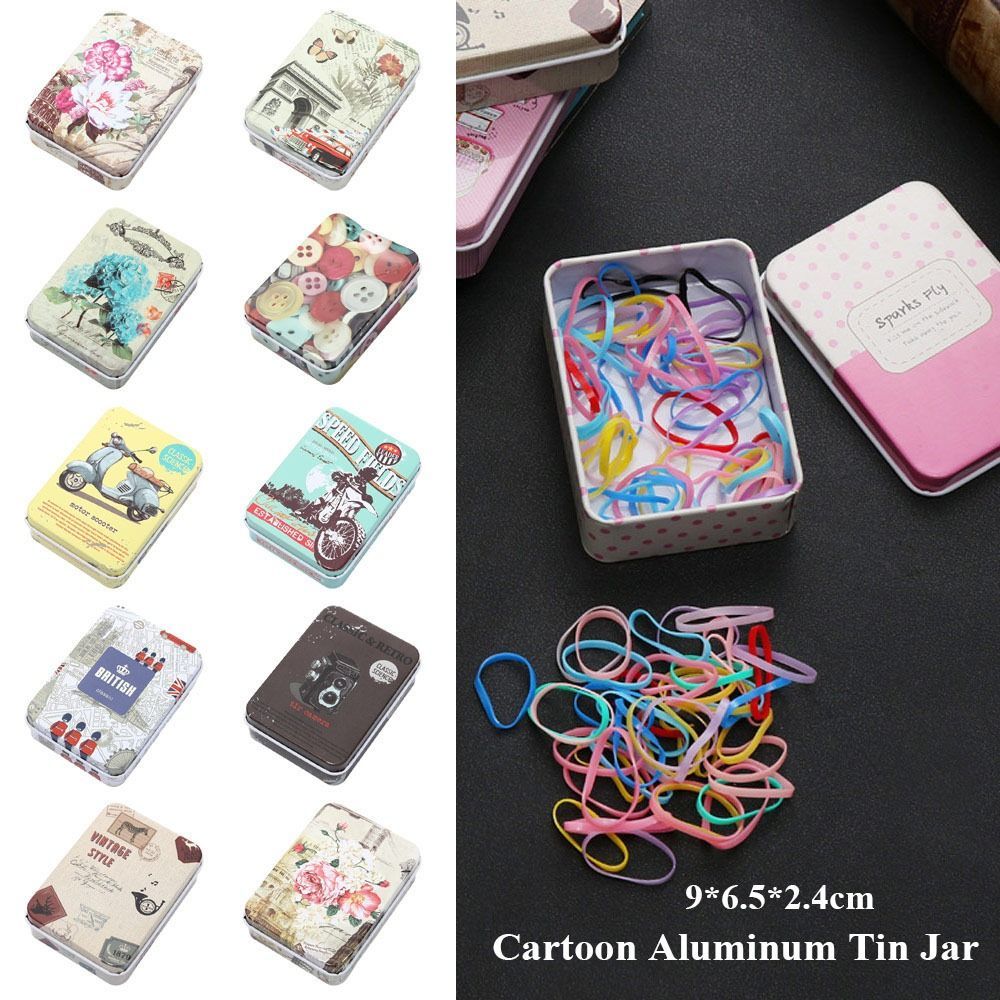 Candle Jars for Nail Cosmetic, Aluminum Tin Jar Printing Metal Box, Refillable Tea Cans, Jewelry Storage Container