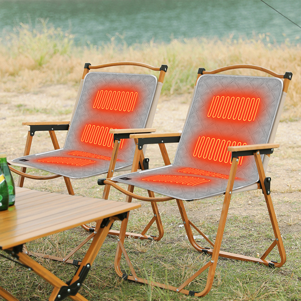 Winter Warm Seat Pad, Electric Heated Seat Cushion USB Power, Outdoor Camping Seat Cushion for Stadium
