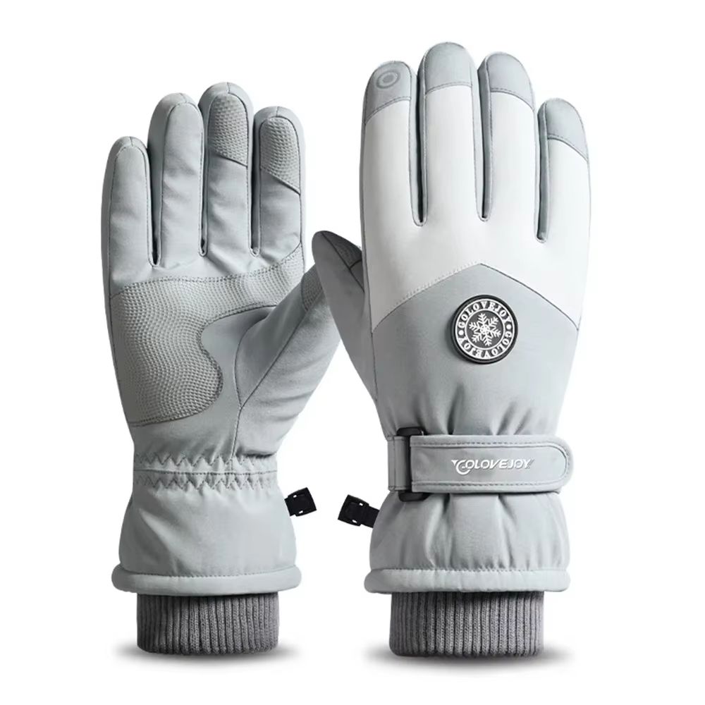2025 Waterproof Winter Ski Gloves with Touch Screen and Fleece Lining