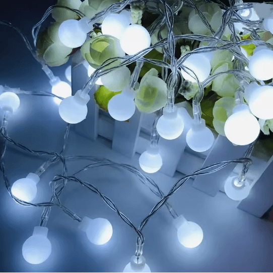 GlowGarden 10 m USB Battery LED String Lights Garland