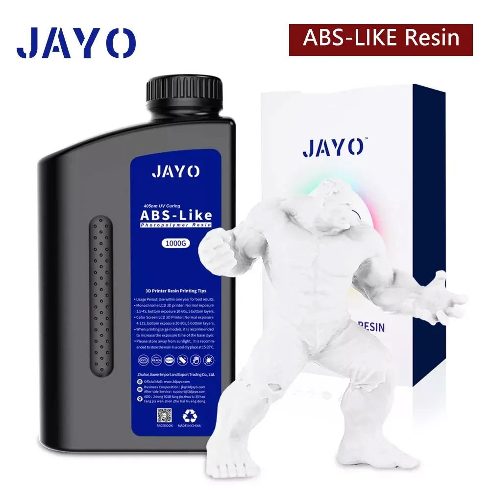 Jayo 3D Printer UV Resin 405nm Standard ABS Like and Water Wash Options