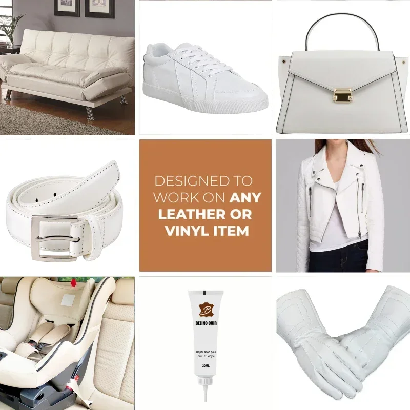 Shoe Cleaner and Liquid Leather Finish Renovation Cream, Car Care Kit, Household Repair Kit