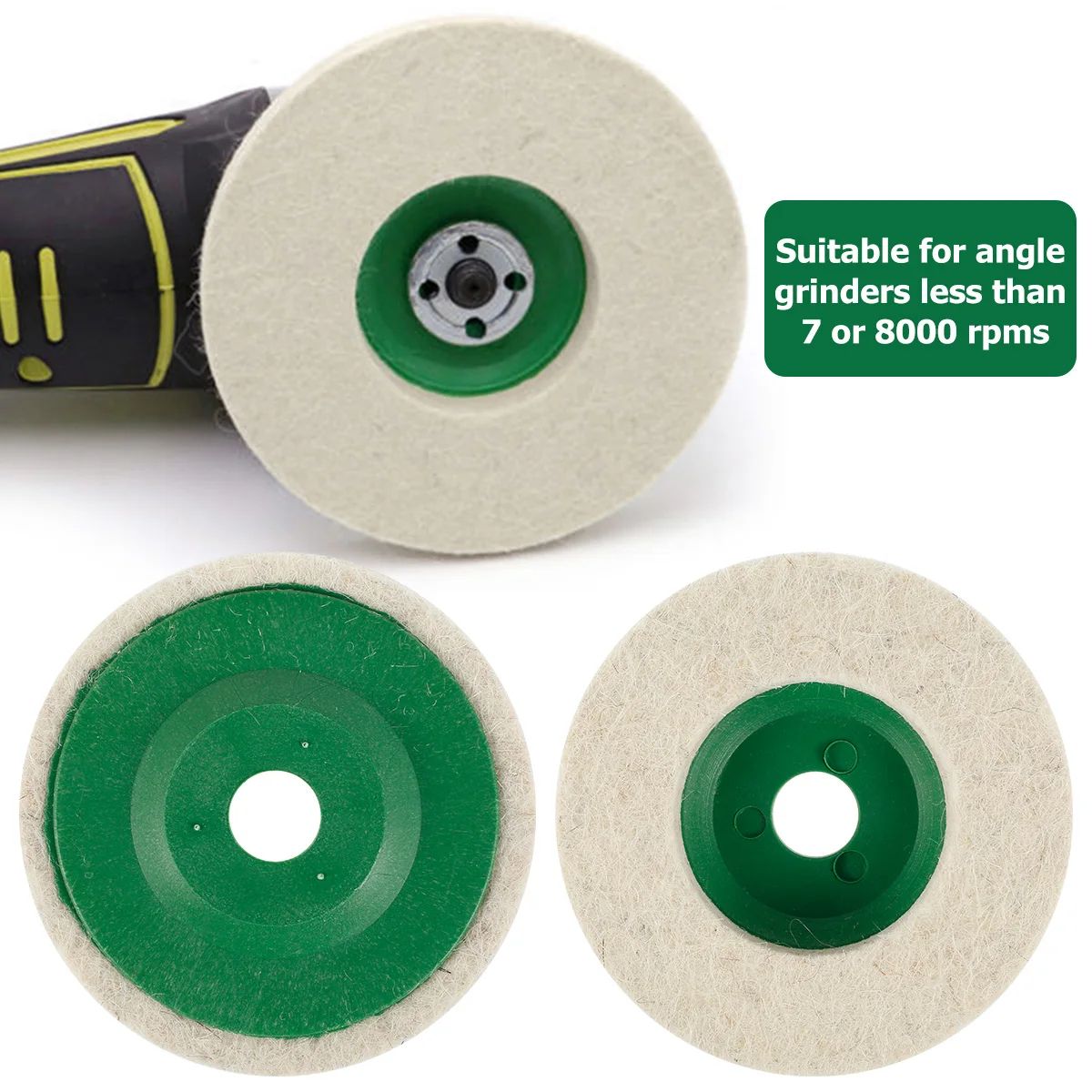 Wool Polishing Wheel Buffing Pads for Angle Grinder Car Detailing