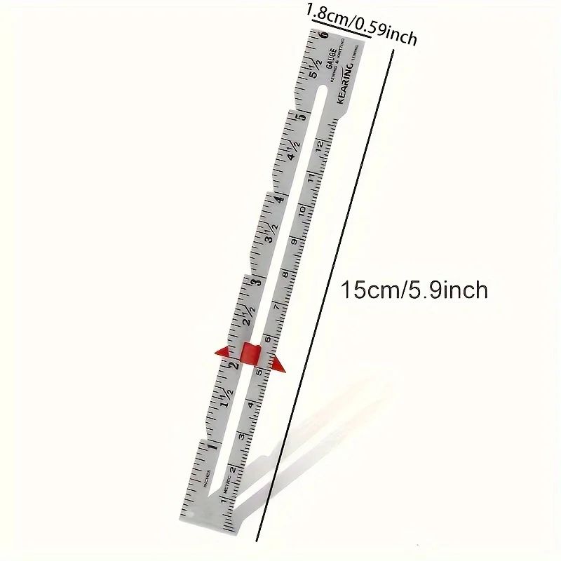 Aluminum Sliding Seam Gauge