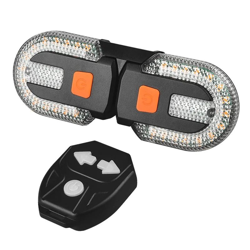 Wireless Bicycle Turn Signal Taillight with Remote Control