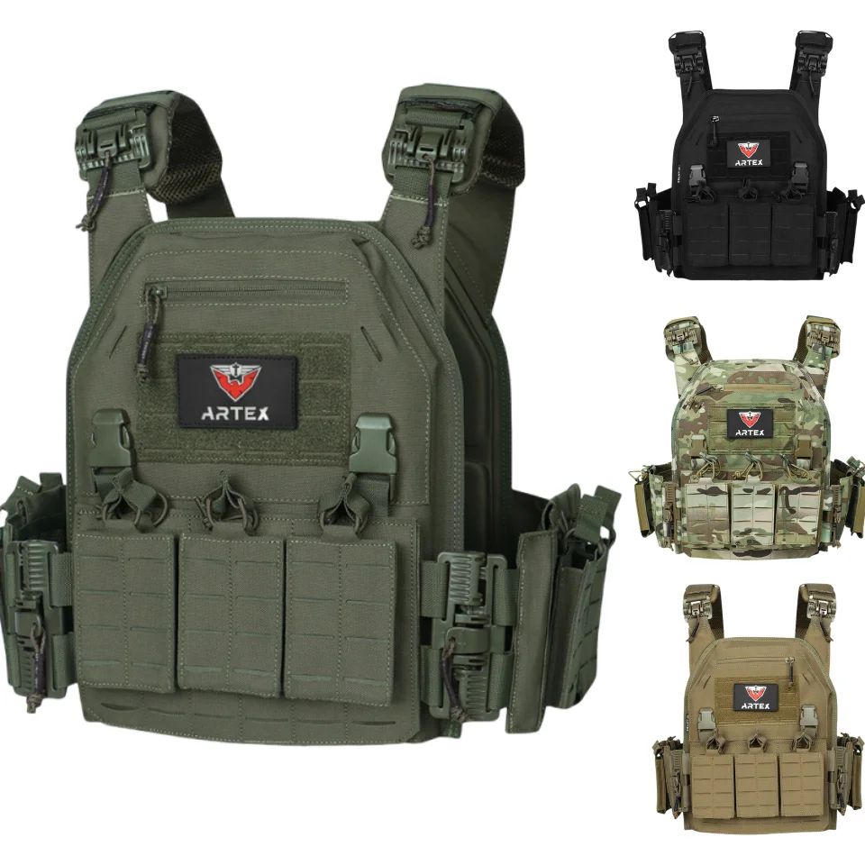 Ranger Green Tactical Plate Carrier Vest