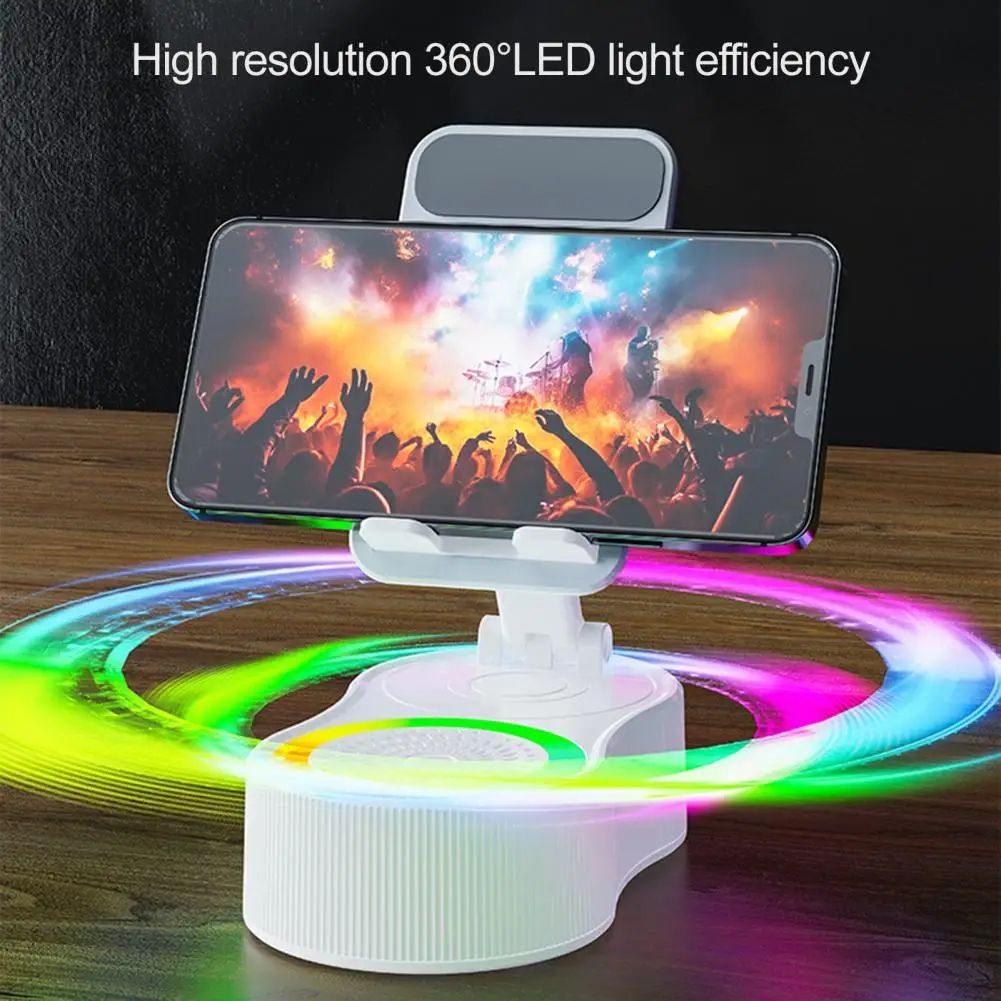 360 Rotatable Phone Stand with Bluetooth Speaker