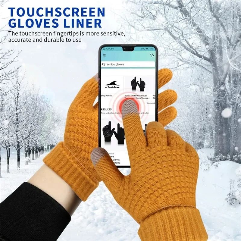 Warm Touch Screen Winter Gloves