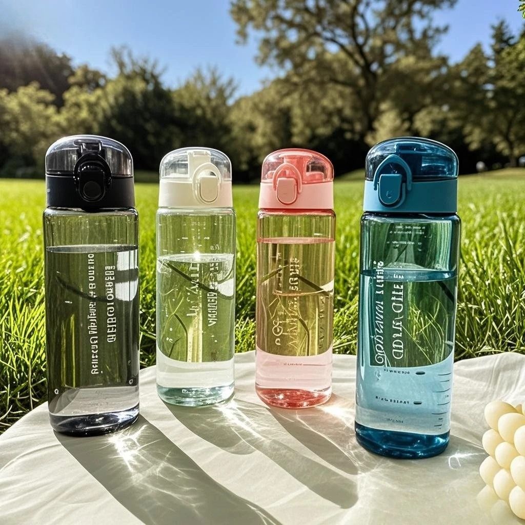 780ml BPA Free Plastic Water Bottle Leak Proof Large Capacity for Travel and Outdoor Use