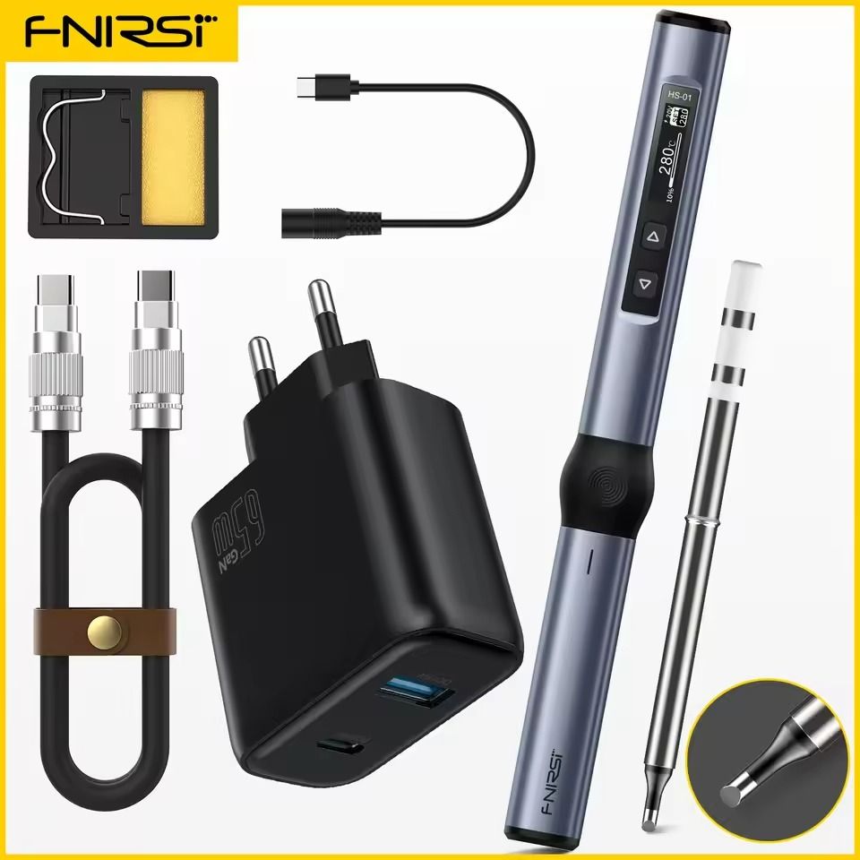 Smart Electric Soldering Iron Kit with Adjustable Temperature and Fast Heating