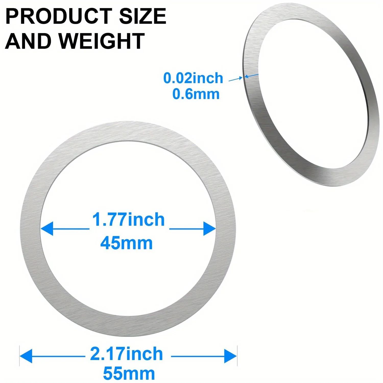 Magnetic Charging Ring Adhesive Plates Set