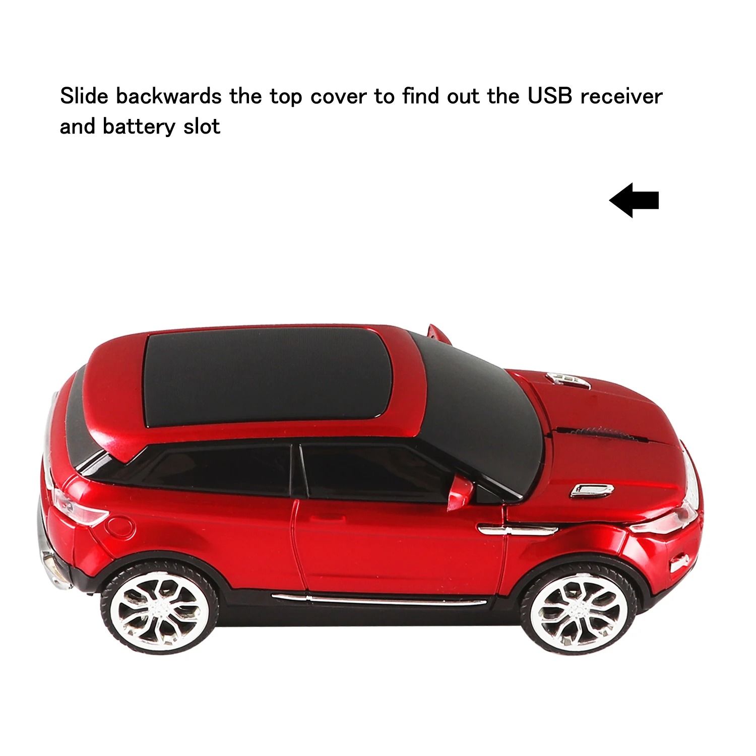 Ergonomic 3D SUV Sports Car Wireless Mouse