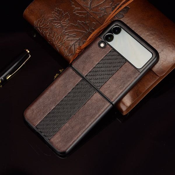 Samsung Galaxy Z Flip 3 5G Slim Folding Leather Shockproof Phone Case Cover, Secure Fit, Shockproof Protection, Durable,