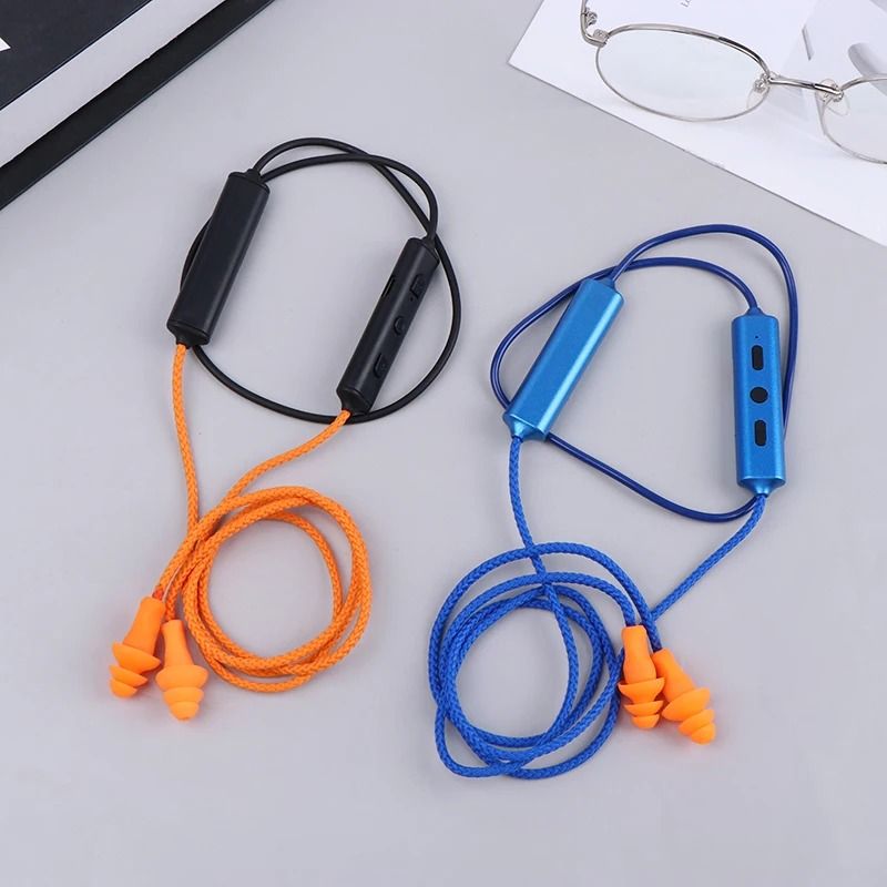 Labor Protection Bluetooth Earplug Headset with Wired Option