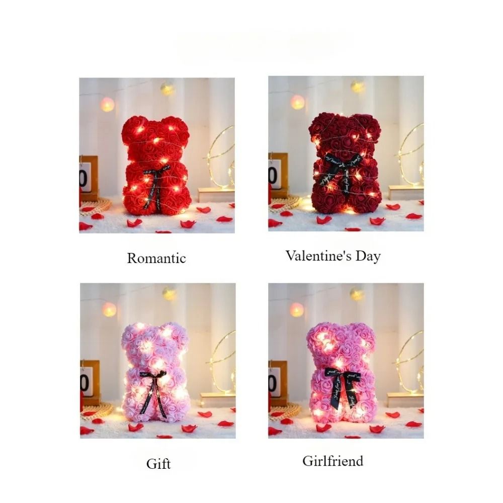 Everlasting Velvet Rose Teddy Bear
