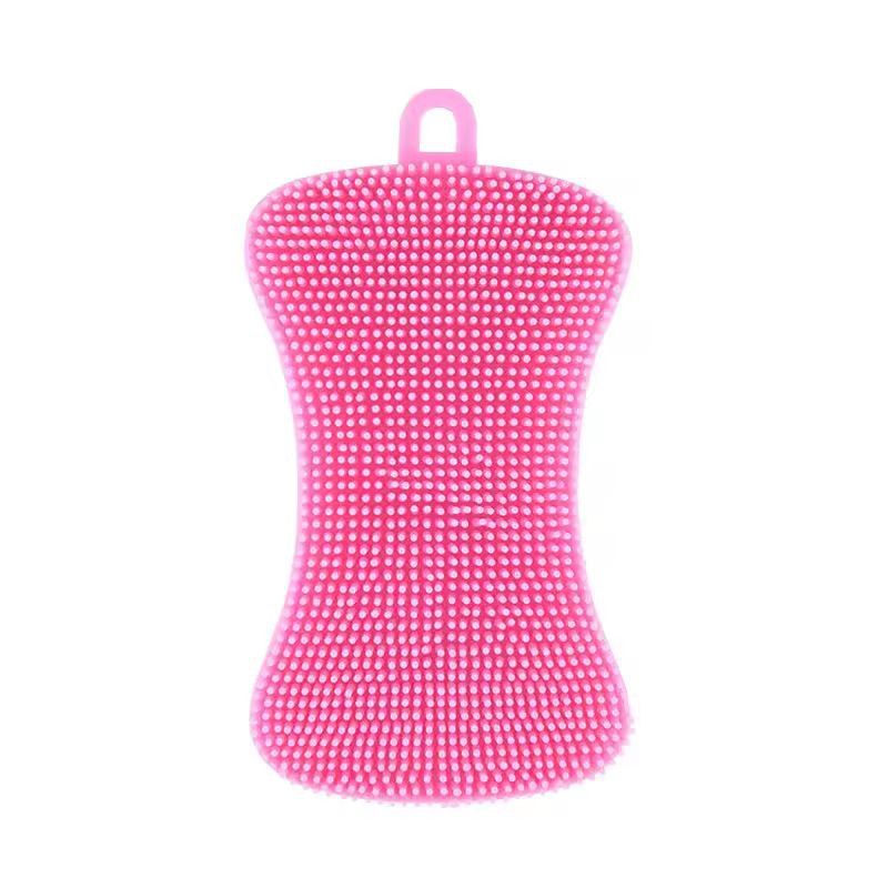 Silicone Kitchen Scrubber Brush – Gentle & Effective Pot Pan Cleaner