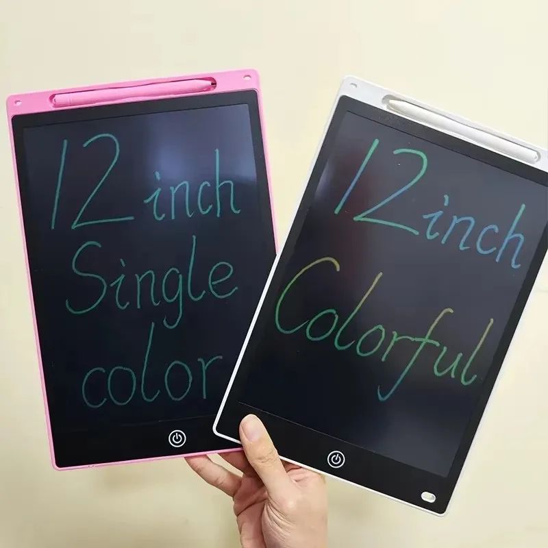 LCD Writing Tablet for Kids 10 Inch or 12 Inch Digital Drawing Board Reusable Handwriting Pad Magic Sketch Toy Gift