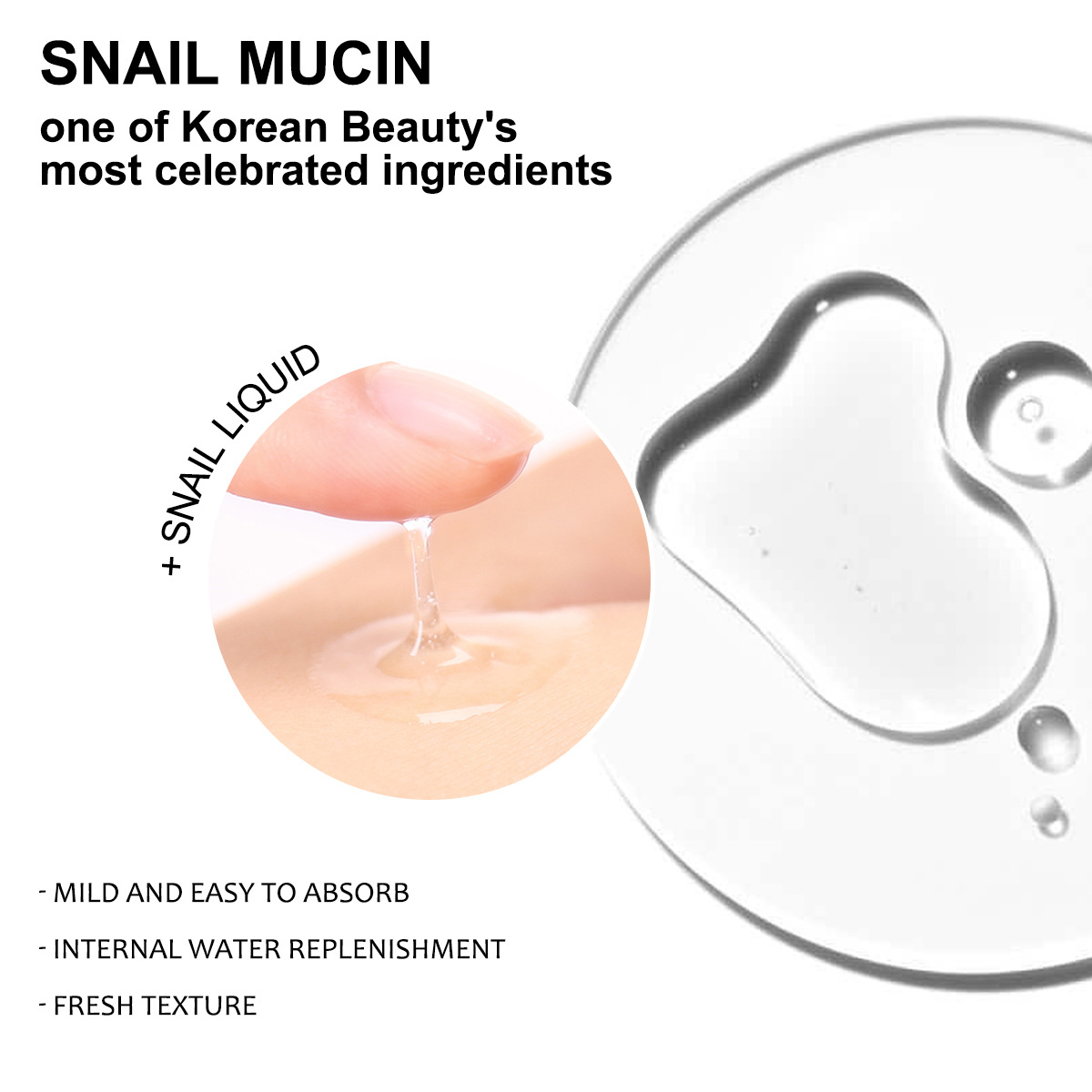 Snail Soothing Facial Essence Serum Hydrating Moisturizing Skin Care