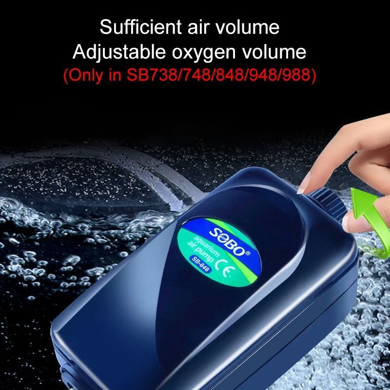 Silent Aquarium Oxygen Air Pump with Adjustable Air Volume
