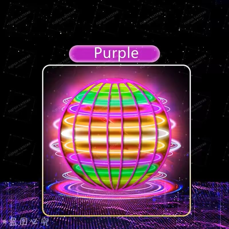 LED Boomerang Flying Ball Toy
